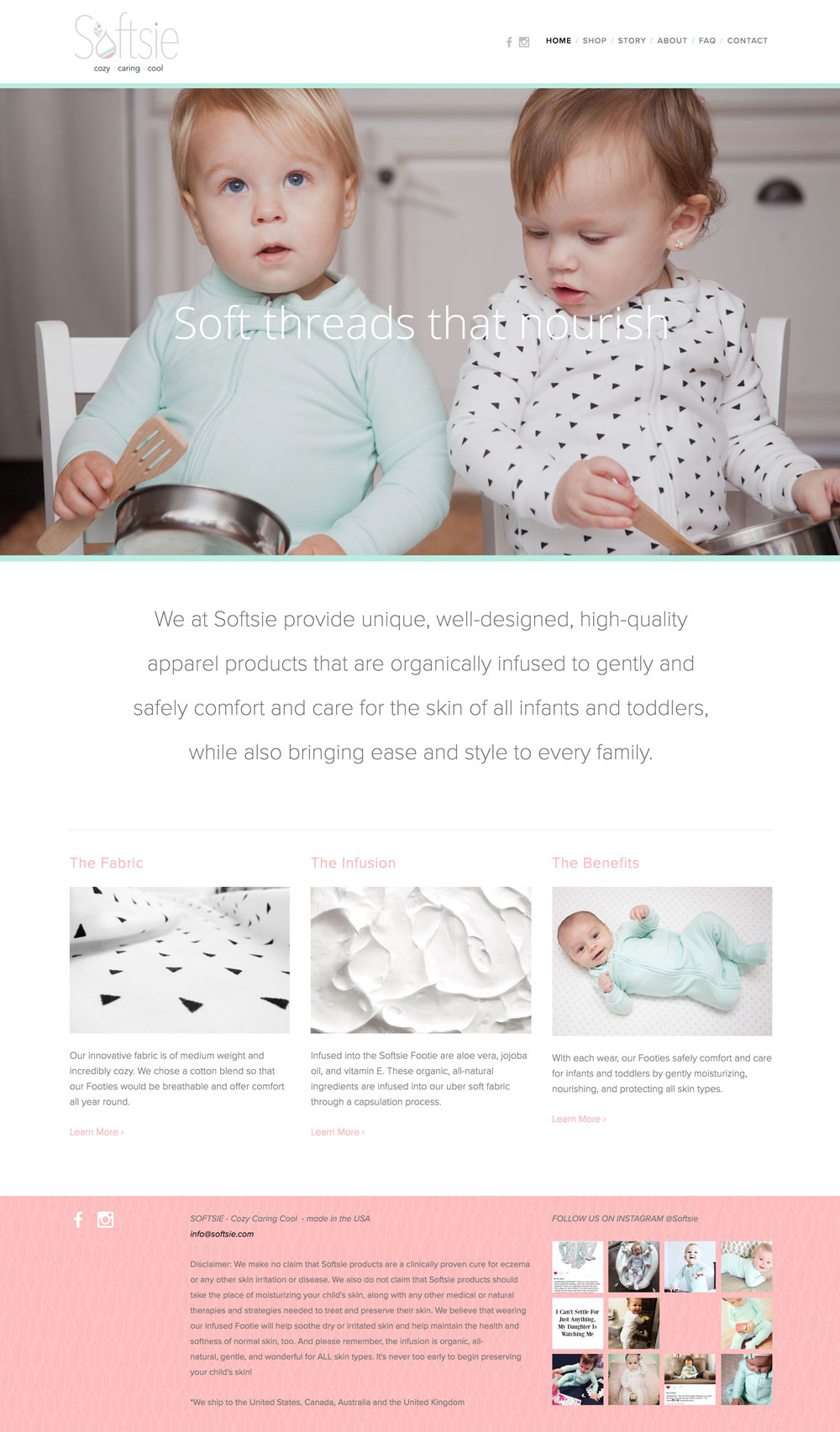 Softsie - Website - Home Page
