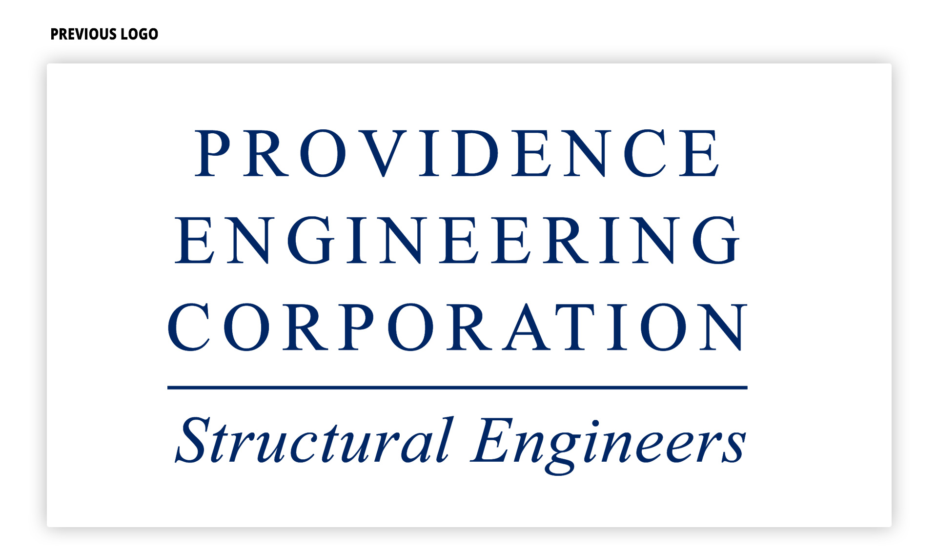 Providence Engineering - Previous Logo