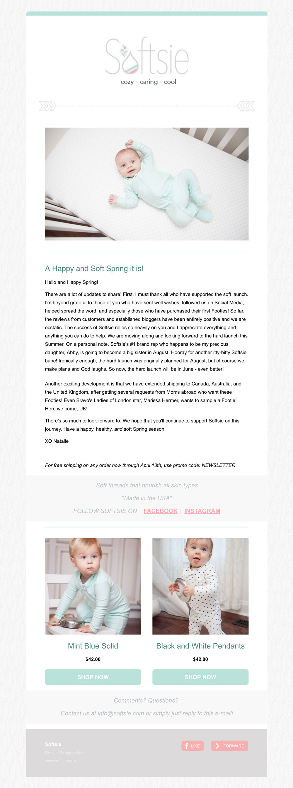 Softsie - Email Template