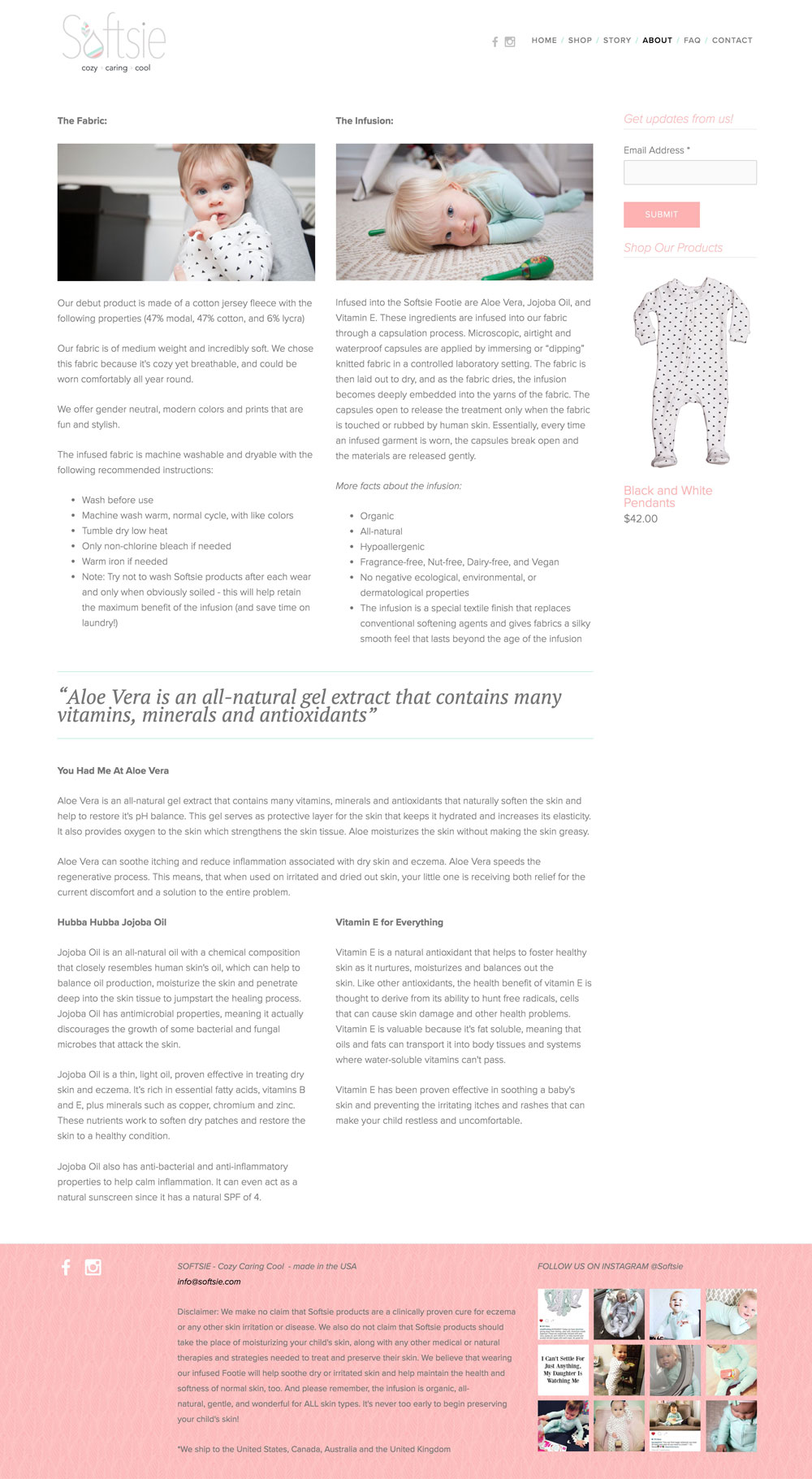 Softsie - Website - About Page